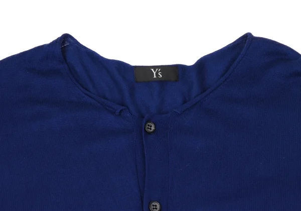 Y's Silk Rayon Layered Sleeves Knit Cardigan K-171198_004