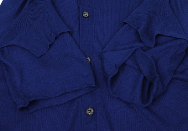 Y's Silk Rayon Layered Sleeves Knit Cardigan K-171198_007
