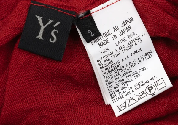 Y's Wool Washer Knit Sweater K-171200_014