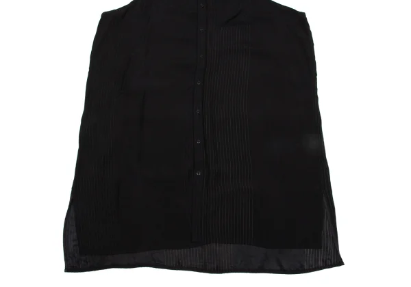Y's Rayon Striped Sleeveless Shirt Dress K-171202_007