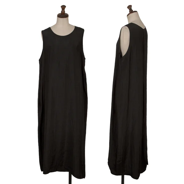 Y's Acrylic Sleeveless Dress Black 1 K-171203_001