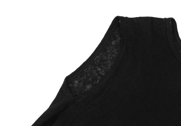 Y's Linen Asymmetrical Sleeveless Knit Tunic K-171204_006