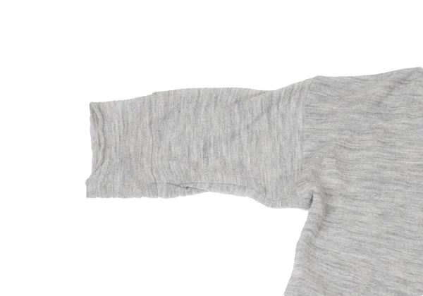 Y's Different Material Switching Knit Short-sleeved Tunic K-171205_005