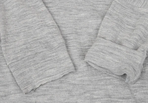 Y's Different Material Switching Knit Short-sleeved Tunic K-171205_006