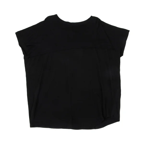 Y's Mixed-material Raglan Short-sleeve Tunic K-171206_002