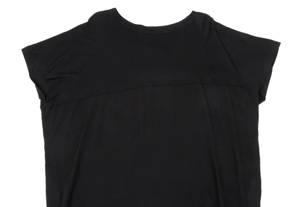 Y's Mixed-material Raglan Short-sleeve Tunic K-171206_003