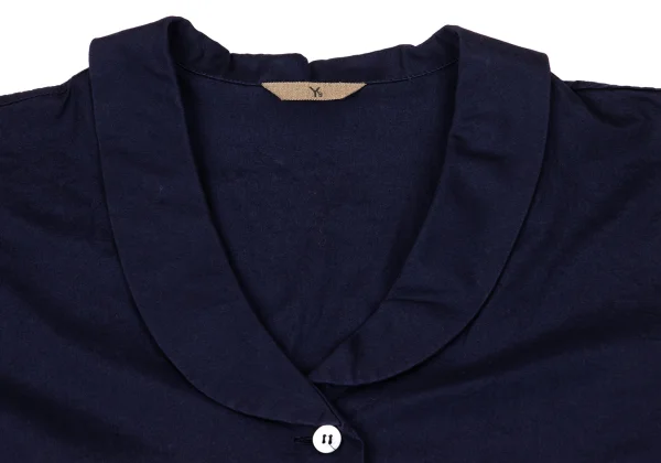 Y's Cotton Shawl Collar Blouse K-171208_004