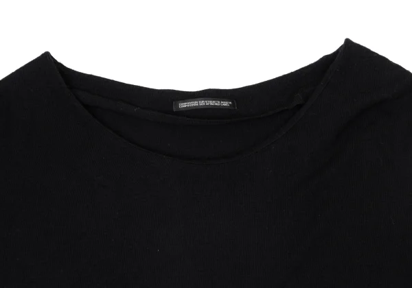 Y's Roll-up Sleeve Wool Knit Top K-171210_004
