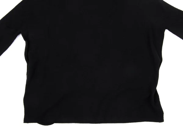 Y's Roll-up Sleeve Wool Knit Top K-171210_007