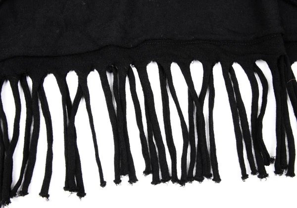 Y's Wool Cotton Fringe Knit Top K-171211_009