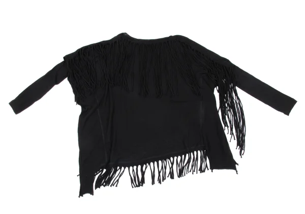 Y's Wool Cotton Fringe Knit Top K-171211_011