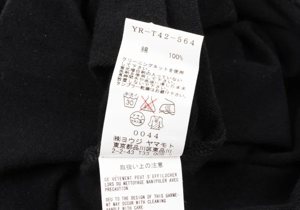 Y's Cotton Dot Printed T Shirt K-171212_013
