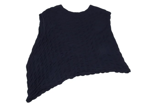 Y's Striped Sleeveless Asymmetrical Top K-171213_009