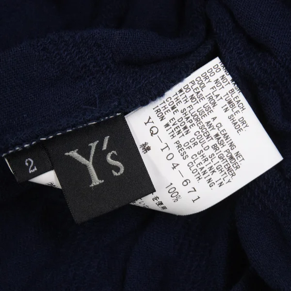 Y's Striped Sleeveless Asymmetrical Top K-171213_013
