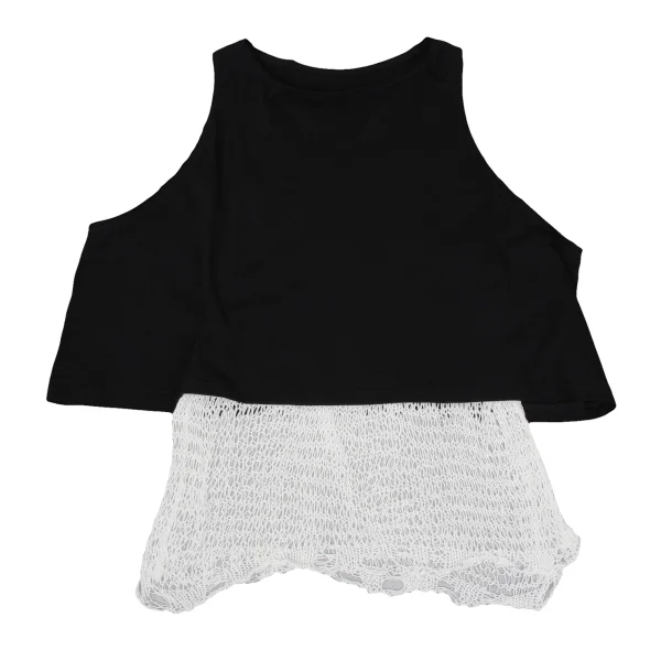Y's Mesh Knit Layered Sleeveless Top K-171214_002