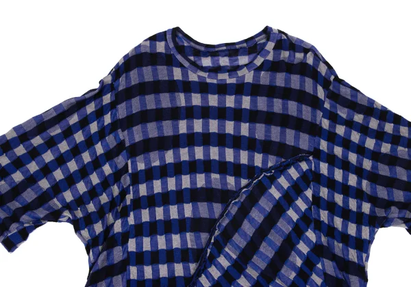 Y's Outseam Switching Wide Knit Top K-171216_003