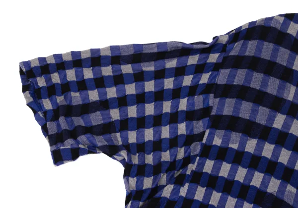 Y's Outseam Switching Wide Knit Top K-171216_005