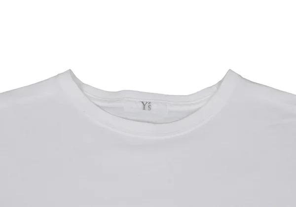 Y's Stitch Floral Logo Print T Shirt K-171218_004