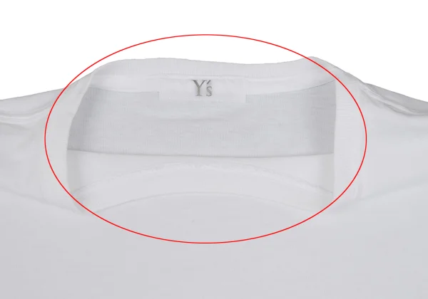 Y's Stitch Floral Logo Print T Shirt K-171218_005