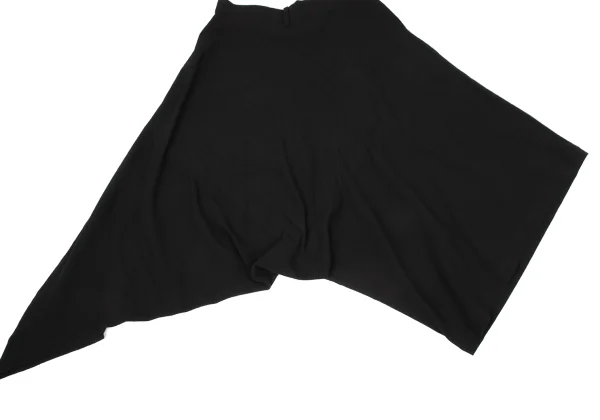 Y's Cotton Asymmetrical Switching Dropped Crotch Pants K-171223_007