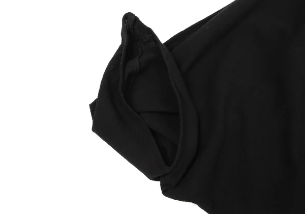 Y's Cotton Asymmetrical Switching Dropped Crotch Pants K-171223_009