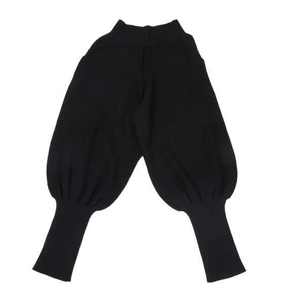 Y's Alpaca Blend Knit Pants Black 2 K-171225_001