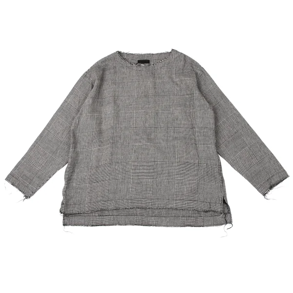 S'YTE Glen Check Cuting Zip Blouse K-171228_002
