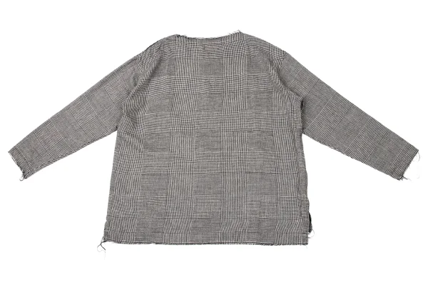 S'YTE Glen Check Cuting Zip Blouse K-171228_012