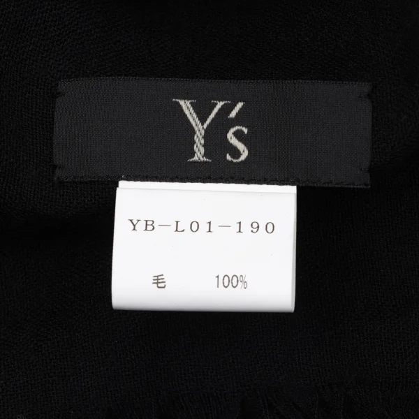 Y's Peony Print Fringe Stole K-171229_008