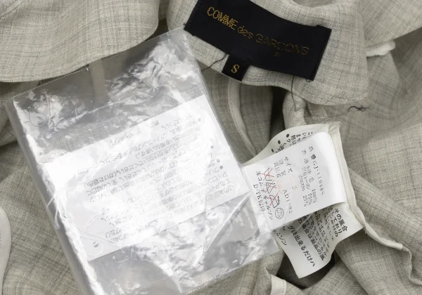 COMME des GARCONS Hem Different Material Switching Deformation Bolero K-171230_020