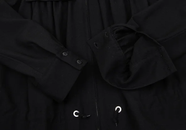 LIMI feu Wool Gathered Switching Zip Jacket K-171234_007