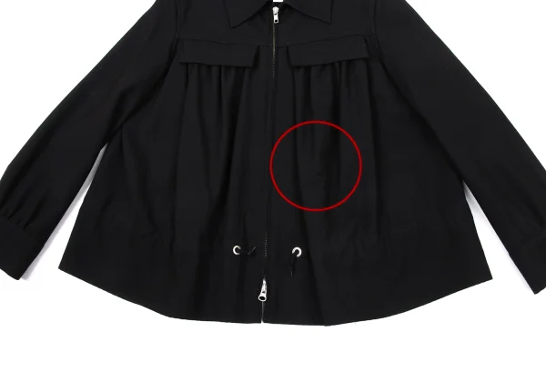 LIMI feu Wool Gathered Switching Zip Jacket K-171234_008