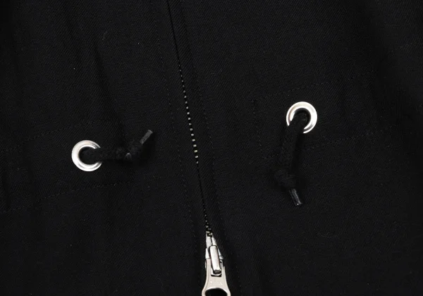 LIMI feu Wool Gathered Switching Zip Jacket K-171234_010