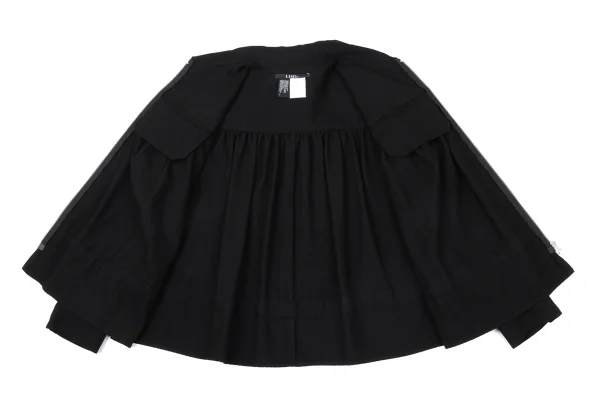 LIMI feu Wool Gathered Switching Zip Jacket K-171234_012