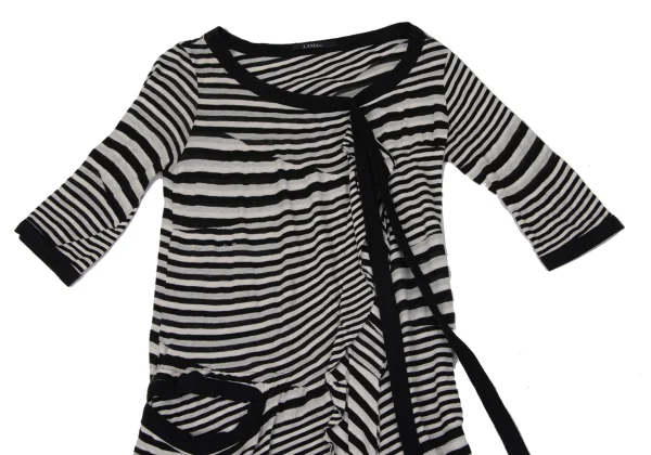 LIMI feu Bias Striped Switching Tunic K-171236_003