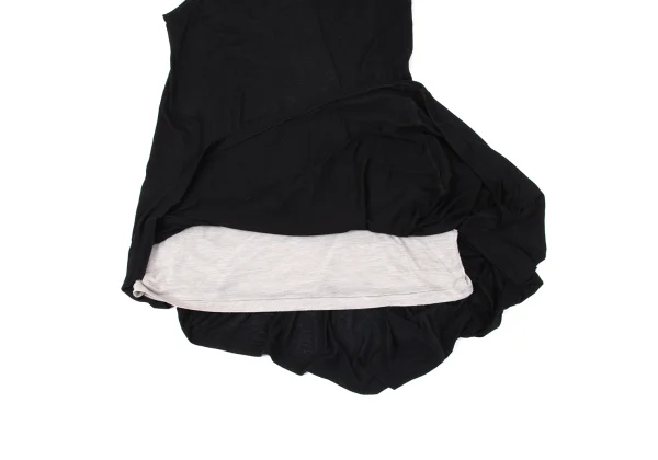 Y's Color Block Layered Asymmetrical Sleeveless Tunic K-171239_008