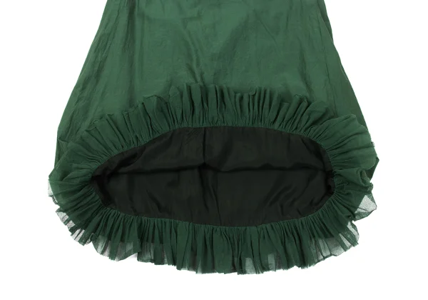 08sircus Cotton Silk Dyed Hem Tulle Balloon Dress K-171243_009