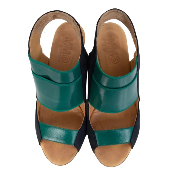 MM6 MAISON MARGIELA Switching Leather Heel Sandal K-171245_002