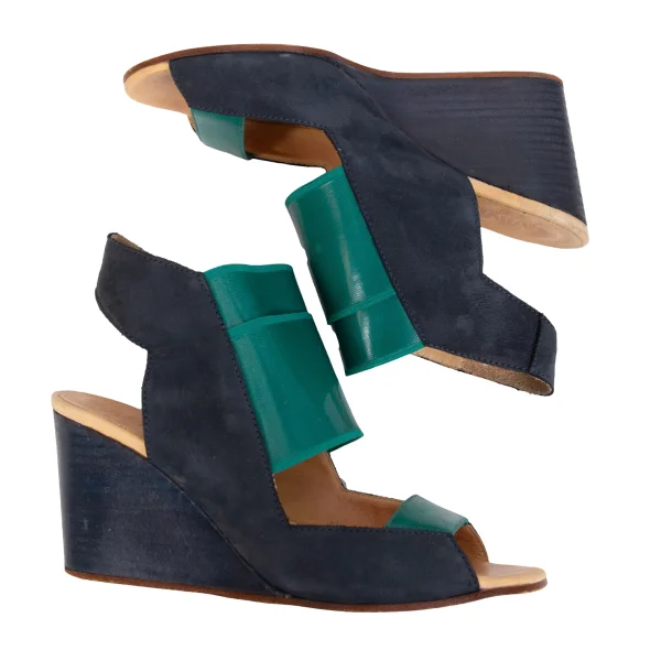 MM6 MAISON MARGIELA Switching Leather Heel Sandal K-171245_003