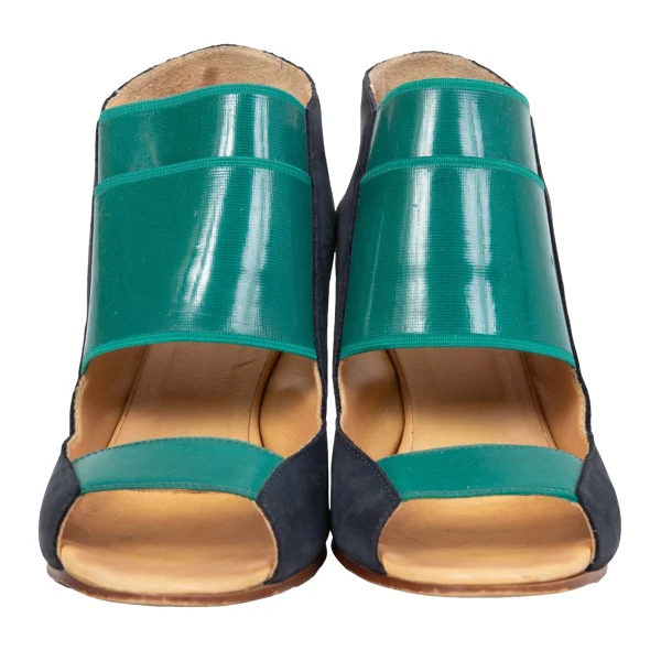 MM6 MAISON MARGIELA Switching Leather Heel Sandal K-171245_004