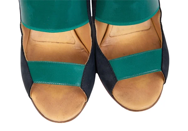 MM6 MAISON MARGIELA Switching Leather Heel Sandal K-171245_005