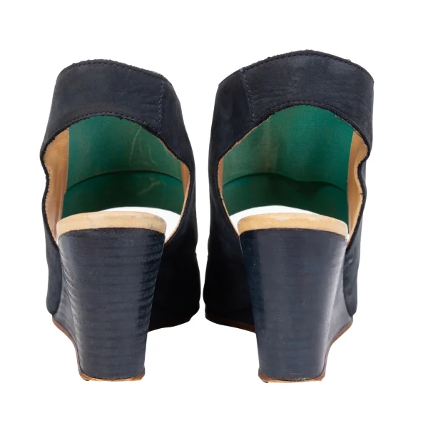 MM6 MAISON MARGIELA Switching Leather Heel Sandal K-171245_010