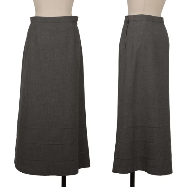 tricot COMME des GARCONS Switching Wool Skirt Grey S K-171249_001