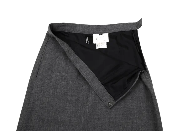 tricot COMME des GARCONS Switching Wool Skirt K-171249_005