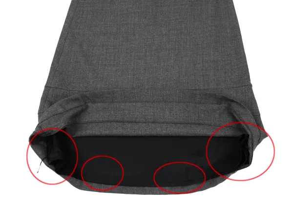 tricot COMME des GARCONS Switching Wool Skirt K-171249_007
