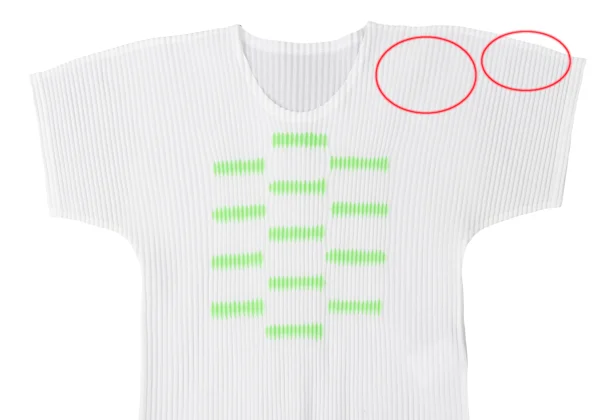 ISSEY MIYAKE Rubber Print Pleats T-shirt K-171251_003