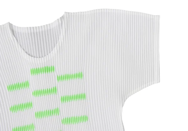 ISSEY MIYAKE Rubber Print Pleats T-shirt K-171251_008
