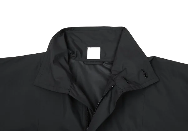 PLEATS PLEASE Poly Off Shoulder Zip Coat K-171252_005