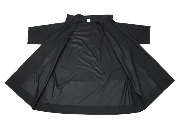 PLEATS PLEASE Poly Off Shoulder Zip Coat K-171252_013