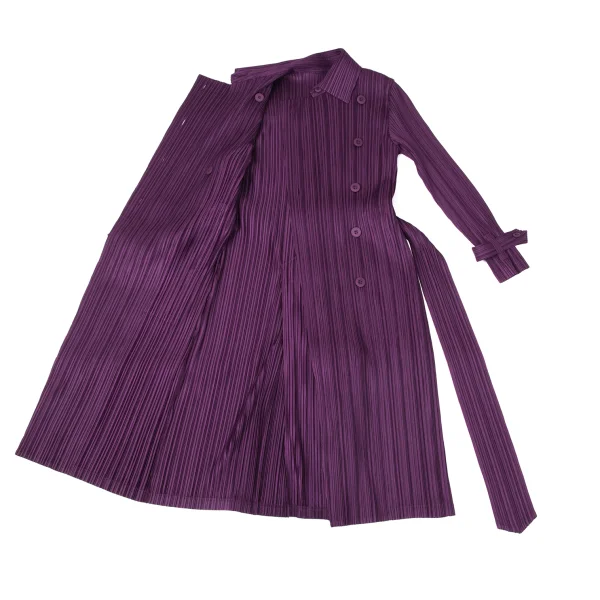 PLEATS PLEASE Double Breasted Coat K-171253_011